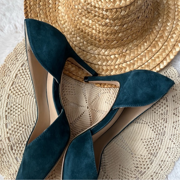 Banana Republic Elegant Teal D’ Orsay Pumps shoes - Picture 3 of 10